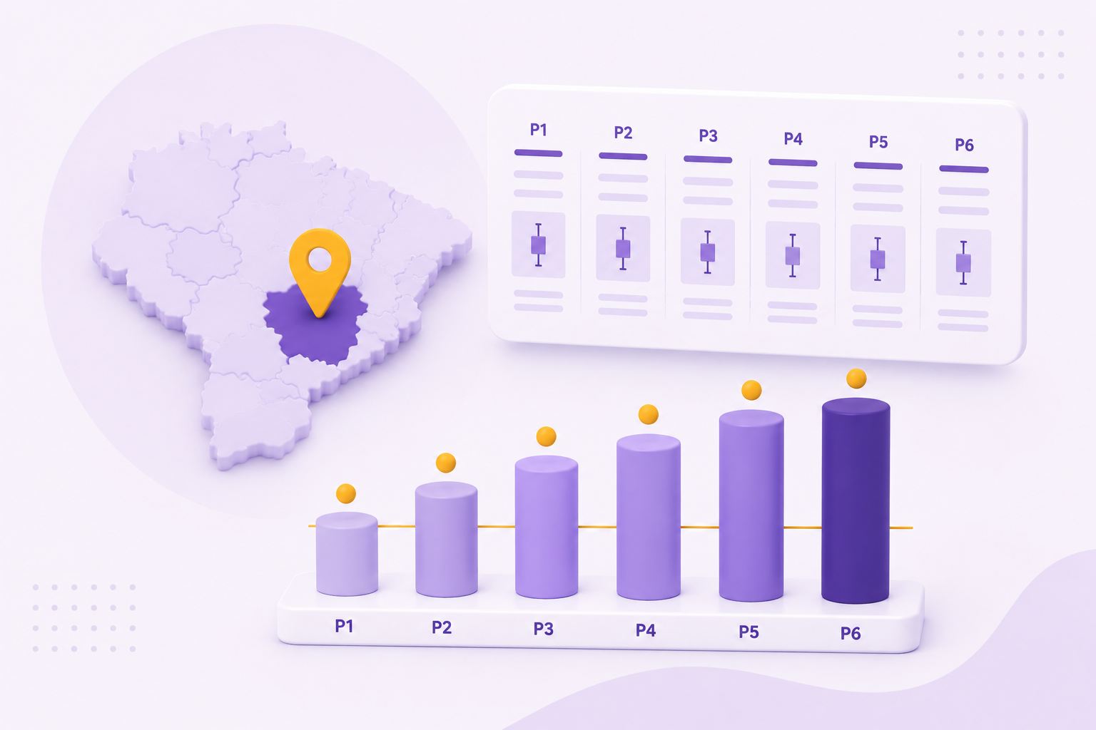 Ilustração de Distribuição por Estratificação
